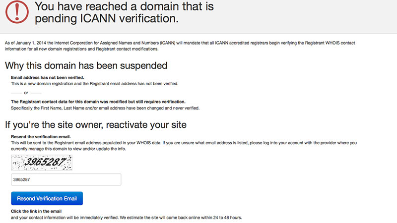 Pending Verification Pending Verification